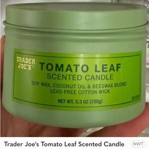 Trader Joe's Tomato Leaf Scented Candle